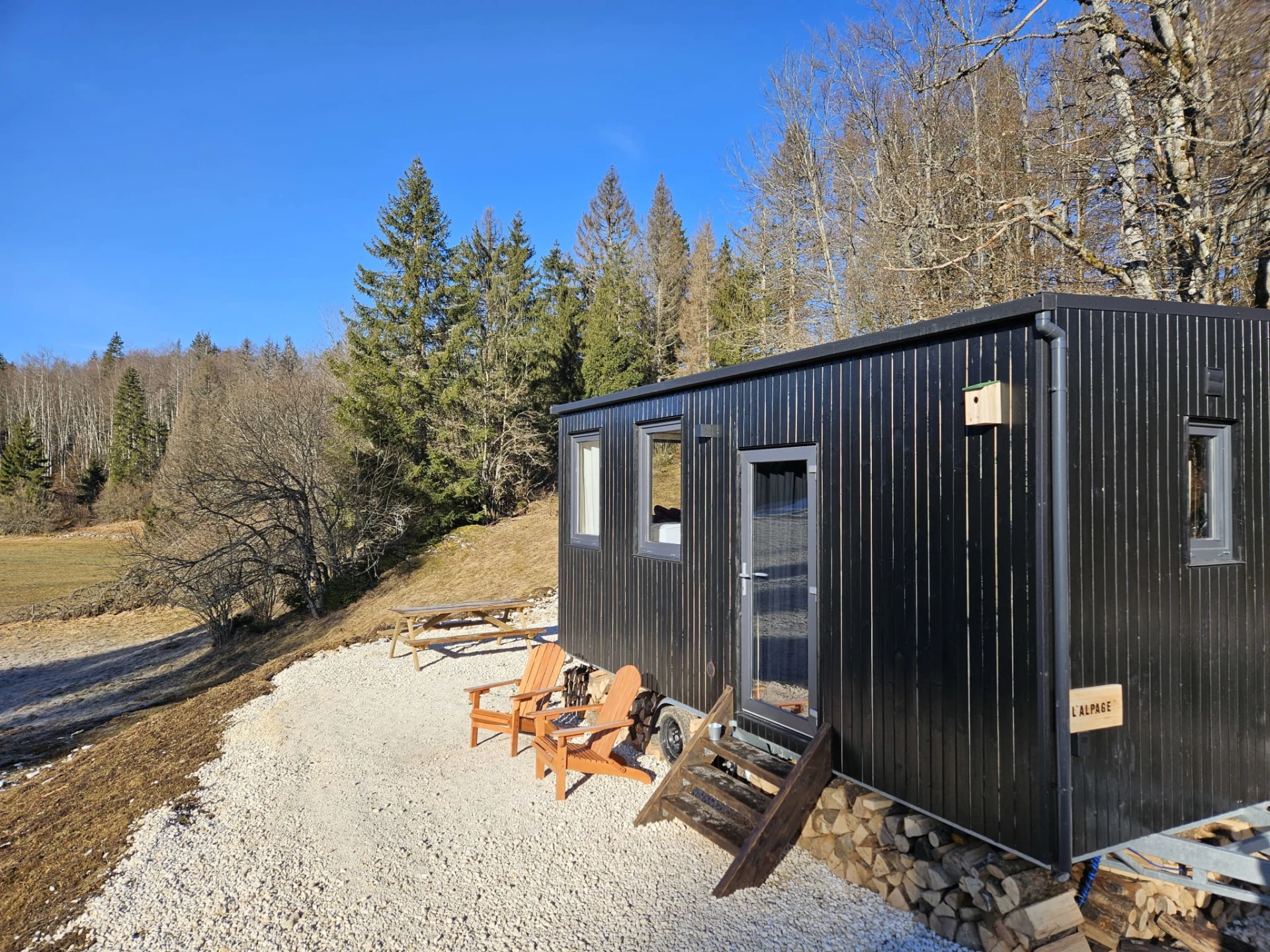 Tiny house au coeur des Alpes